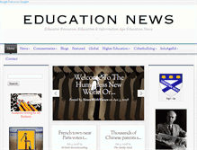 Tablet Screenshot of educationviews.org